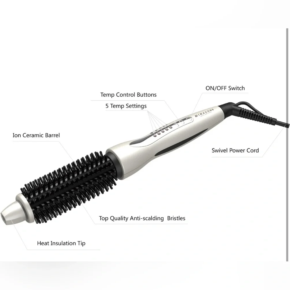 Hair Curler Straightening Brush - Picture 7 of 7